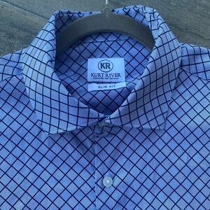 Kurt River slim fit button down dress shirt